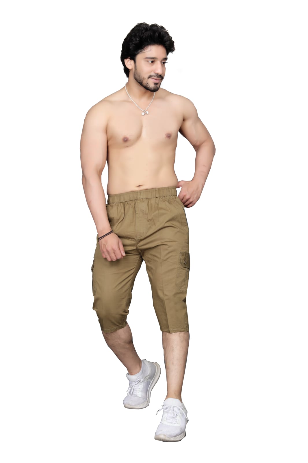 cotton twill capri
