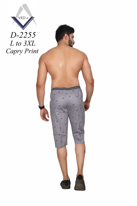 cotton printed capri