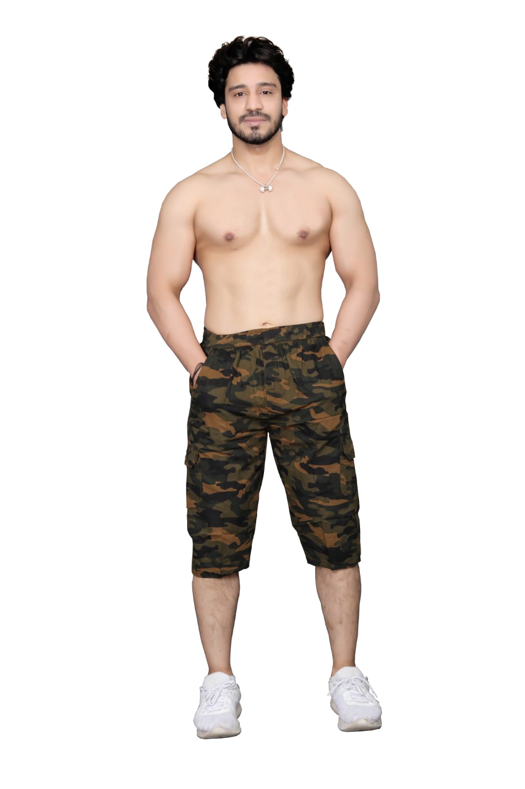 cotton printed capri