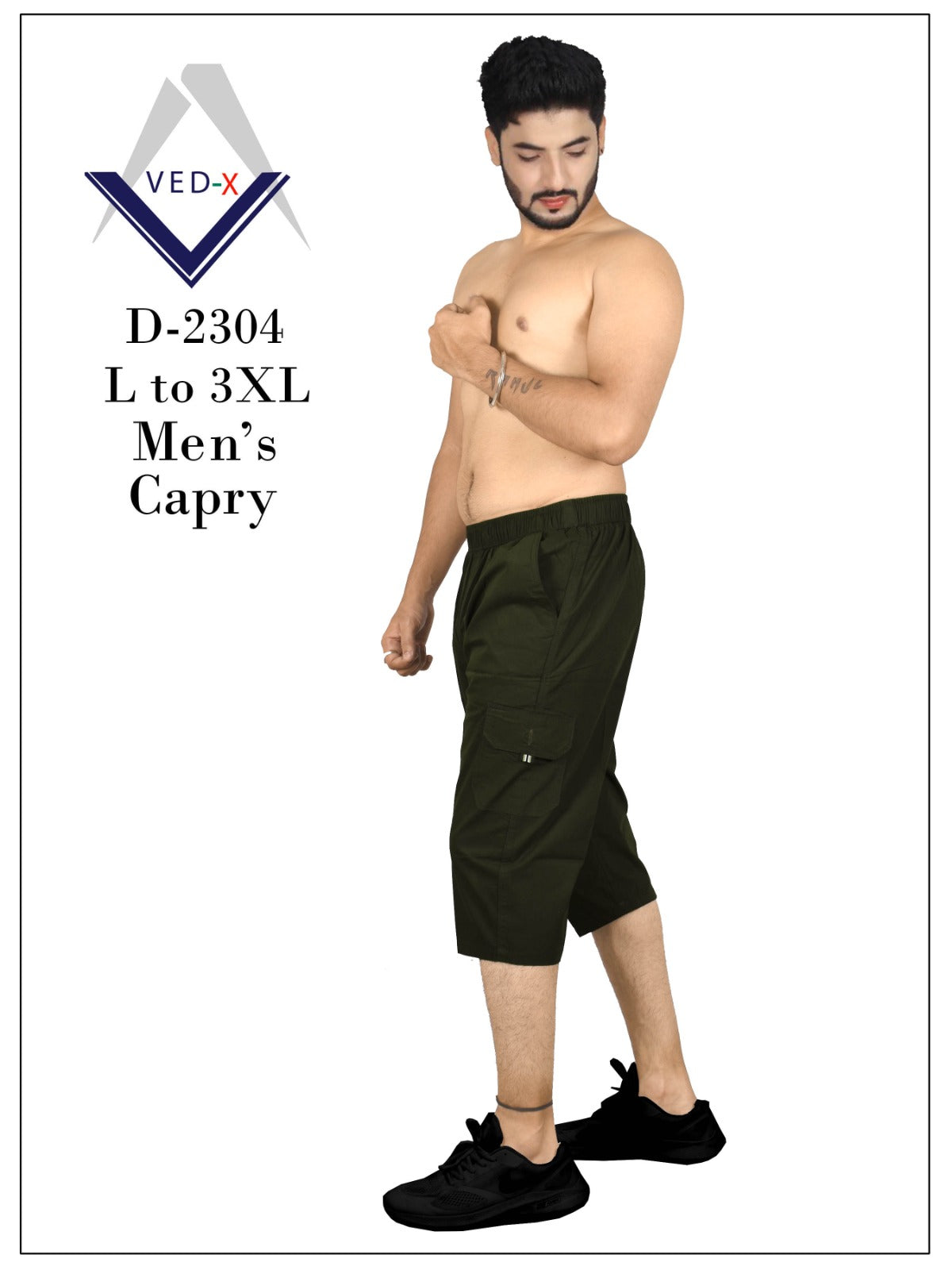 cotton satin capri